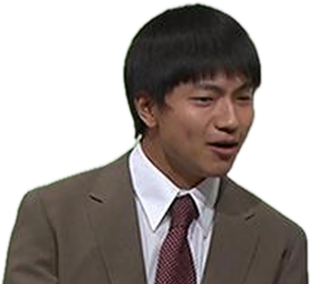 ぽかんとする石山蓮也